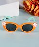 PASSION PETALS Floral Designed UV Protected Sunglasses - Orange