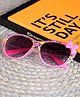 PASSION PETALS Bow Applique Detailed & Floral Designed With UV Protected Sunglasses - Pink