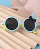 PASSION PETALS Bow & Bunny Ear Applique Detailed With UV Protected Sunglasses - Blue