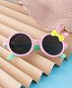 PASSION PETALS Bow & Bunny Ear Applique Detailed With UV Protected Sunglasses - Pink