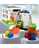 R for Rabbit Orapple Astro Shape Sorter Toy for Babies with Built-in Storage Stacking, Lacing, 3D DIY Blocks & Color Learning | BPA-Free Educational Toys 2+ Years Kids (White Multi)