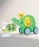 R for Rabbit Orapple Trunky Musical Pull-Along Toy for Baby with Lights & Smooth Wheels |Encourages Walking, Balance & Coordination | Motor Skill Development 12+ Months Kids (Green Yellow)