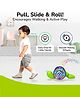 R for Rabbit Orapple Snail Tune Musical Pull-Along Toy for Baby |Lights, Music & Smooth Wheels | Safe Design Injury-Free Edges | Enhances Sensory, Auditory & Motor Skills 12+ Months Kids (Green Blue)