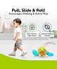 R for Rabbit Orapple Snail Tune Musical Pull-Along Toy for Baby |Lights, Music & Smooth Wheels | Safe Design Injury-Free Edges | Enhances Sensory, Auditory & Motor Skills 12+ Months Kids (Blue Yellow)