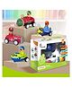 R for Rabbit Orapple Rider Push and Play Mini Toy Car Set for Kids | Non-Toxic BPA Free 4 Pcs Combo of Toy Racing Car, Train, Aero Plane & Speed Boat (Multi 1)