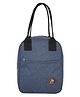 Mike Miloreo Lunch Bag Navy Blue - Height 9 Inches. Capacity 7L