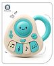 Aditi Toys Baby Piano Musical Infant Toy 4 Key Nodes with 31 Music melodies includes Learning numbers & shapes, Flashing Lights Early Learning Baby Tiny Tunes For Boys Girls, Age 6 to 12 months (White/Blue)
