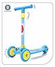 Aditi Toys Go Thunder Kick Scooter for kids 3 Wheel Foldable Scooter With Rear Break 4 Height Adjustable With Lock for Boy & Girl 5+ Age Kids Scooter (Blue)