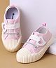 Cute Walk by Babyhug Velcro Closure Casual Shoes with Heart Sequin Detailing - Pink