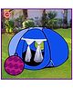 Silver Shine Star Tent Play House Patterns Foldable Popup for Boys & Girls