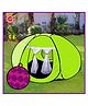 Silver Shine Star Tent Play House Patterns Foldable Popup for Boys & Girls