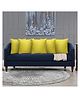 JDX Cushions | Hotel Quality Premium Polyester Fibre Sofa Cushions Set of 5 | Cushion 16 inch x 16 inch | Sofa Pillow, Cushion, Cushions for Sofa, Cushion Pillow, Sofa Pillow, Cushions for Bed, Yellow