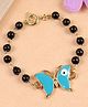 Asthetika Butterfly Charms Detailed Beads Embellished Bracelet - Blue