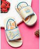 ONYC Lets Surf Text Designed Sliders - Beige