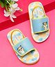 ONYC Baby Tiger Designed Sliders - Sea Green