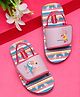 ONYC Striped & Bird Designed Sliders - Lavender