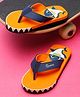 ONYC Fish Designed Flip Flops - Orange