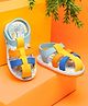 ONYC Dinosaurs Designed Velcro Closure Sandals - Multi Colour