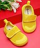 ONYC Solid Perforated Shoes - Yellow