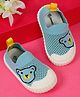 ONYC Mesh Detailed & Bear Face Designed Shoes - Sky Blue