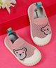 ONYC Mesh Detailed & Bear Face Designed Shoes - Pink