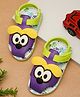 ONYC Puppy Embellished & Abstract Designed Sandals - Lime Green