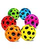 New Pinch  Bouncy Balls Durable High Bounce Stress Ball Easy to Hold in Hand Travel Fun Playground  For Kids Adults (Pack of 6 )(Color May Vary)