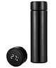 New Pinch Double Stainless Steel Wall Smart Flask Vacuum Insulated Water Bottle With LED Temperature Display Perfect For Hot & Cold Drinks Travelling Black- 500 ml
