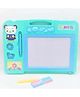 New Pinch  Double Side Magic Slate with Black Slate Chalk Board Drawing,Writing and Magic Slate for Kids (color may vary )