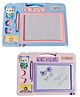 New Pinch  Double Side Magic Slate with Black Slate Chalk Board Drawing,Writing and Magic Slate for Kids (color may vary )(pack of 2)