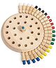 New Pinch  Wooden Color Memory Matching Brain Teasers Chess Game with Plastic Coins for Mind Sharpness Learning Activities Educational Montessori Toy  Brain Game for Kids