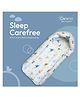 Carerio Pure Mul Mul 100% pure cotton 3-in-1 Baby Sleeping & Carry Nest: A portable, skin-friendly sleeping solution for babies. (L 75cm x W 50cm) - pack of 1
