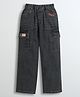 Barbie by Tiny Girl Denim Mild Washed Cargo Pants - Dark Gray