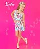 Barbie by Tiny Girl Mattel Featuring Sleeveless Typography Printed Crop Top & Coordinating Shorts Set - Pink