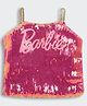 Barbie by Tiny Girl Cotton Sequins Embellished & Chain Detailed Top - Hot Pink