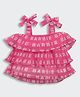 Barbie by Tiny Girl Sleeveless Brand Name Printed Layered Top - Hot Pink