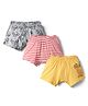 Honeyhap Disney 100% Cotton Trunks With Lion King Graphics & Stripes Pack Of 3 - Multi Colour