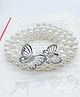 SYGA Pearl Waist Belt For Women With Silver Buckle