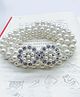 SYGA Pearl Waist Belt For Women With Silver Buckle