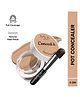 MILA BEAUTÉ Conceal It Pot Concealer | With SPF 15 & Vitamin-E | Light Weight & Full Coverage Concealer | Easily Blendable Concealer For Face Makeup | Shade - Hazelnut - 4 g