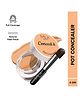 MILA BEAUTÉ Conceal It Pot Concealer | With SPF 15 & Vitamin-E | Light Weight & Full Coverage Concealer | Easily Blendable Concealer For Face Makeup | Shade - Natural Nude - 4 g