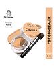 MILA BEAUTÉ Conceal It Pot Concealer | With SPF 15 & Vitamin-E | Light Weight & Full Coverage Concealer | Easily Blendable Concealer For Face Makeup | Shade - Pure Beige - 4 g