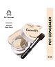 MILA BEAUTÉ Conceal It Pot Concealer | With SPF 15 & Vitamin-E | Light Weight & Full Coverage Concealer | Easily Blendable Concealer For Face Makeup | Shade - Light Ivory - 4 g