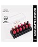 MILA BEAUTÉ Minis Pout Party Lipstick | Highly Pigmented Mini Lipsticks for Women | Matte Finish Lipstick Set of 12 Pieces