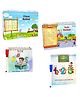 Chhote Natkhat & Bade Natkhat & Alphabets & Number Writing Practice Book  (Multicolor) - English