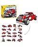 Elecart Swift Architect 20-in-1 STEM Building Blocks Set  278+ Pieces Educational Construction Kit for Kids | Build Racing Cars, Bikes, Jeeps, SUVs | Model 31010