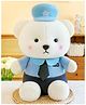 MUREN Soft Toy for Kids, Cute Police Officer Teddy Bear Plush Toy 24 cm -Assorted ColorPack of 1