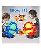 Azhari Baloon Man Ko Boxing Game 2 Player Game With 20 Baloons Toy for Kids Color May Vary