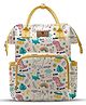 StarAndDaisy Nappy Nest Backpack, Newborn Baby Diaper Bags with Multiple Pockets, Back Opening, 26.5 Liter Enhanced Capacity, Waterproof Pocket, 3 Double Insulated Pockets, Unicorn Print - White Height 20 Inches
