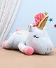 Toytales Dreamlight Unicorn Musical Plush Toy Light Blue & Light Pink - Height 23 cm 